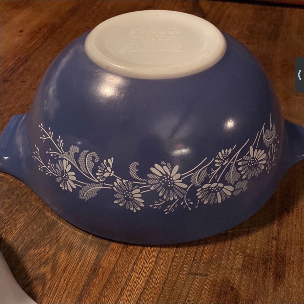 Sold Vintage 1980’s set PYREX colonial mist nesting bowls - Picture 11 of 12